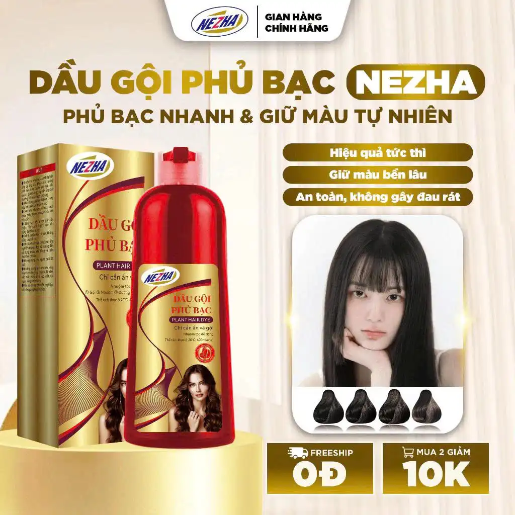 Nezha Shampoo Bottle and Box
